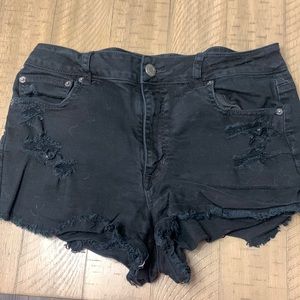 American eagle hi rise festival shorts